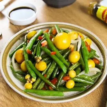 Đậu cô ve xào trứng gà non final