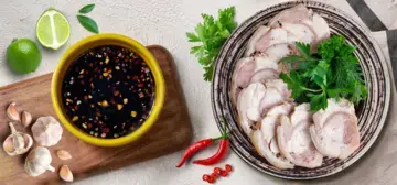Sốt tương Maggi chấm thịt luộc vị Bắc