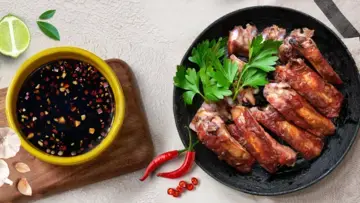 Sốt tương Maggi chấm thịt nướng vị Bắc