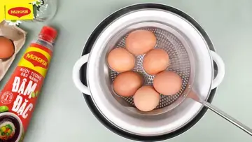 Trứng lòng đào bọc rong biển