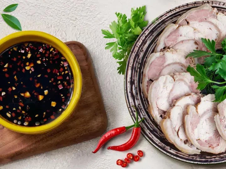 Sốt tương Maggi chấm thịt luộc vị Bắc