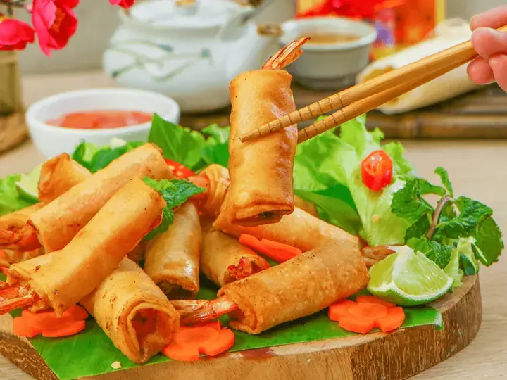 Chả giò tôm