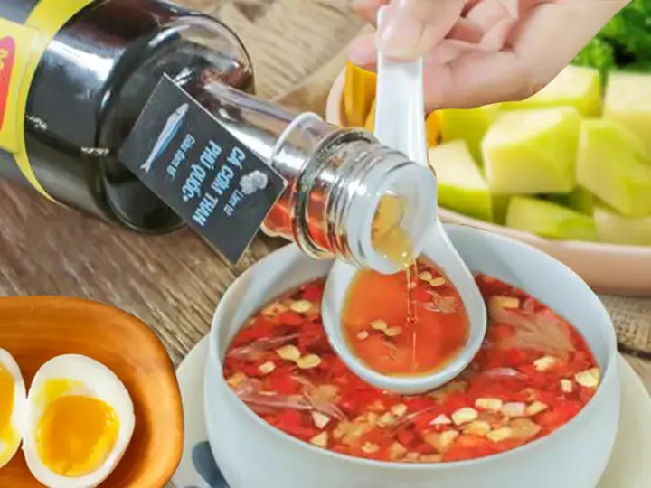 Rau Luộc Chấm Mắm Lòng Đào