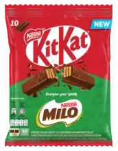 TPBS Bánh xốp phủ sôcôla sữa Nestlé KitKat MILO