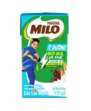 MILO HỘP ÍT ĐƯỜNG 110ML*