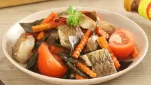Cá Xào Rong Biển