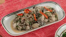 Hàu Xào Lõi Chuối Non