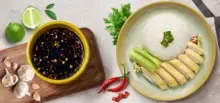Sốt tương Maggi chấm gà luộc vị Bắc