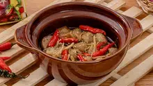 Nấm Rơm Kho Nồi Đất