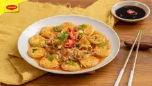 Đậu Hũ Chiên Sốt Tương Cay