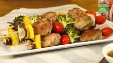 Chả Tôm Xiên Rau Củ BBQ