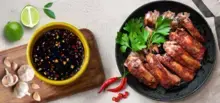 Sốt tương Maggi chấm thịt nướng vị Bắc