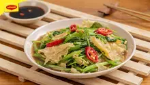 Cải Bó Xôi Xào Chay