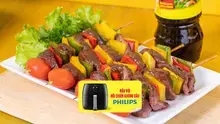 Xiên Bò Rau Củ Dầu Hào