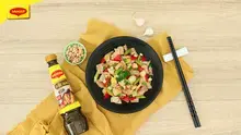 Sụn Gà Xào Rau Củ