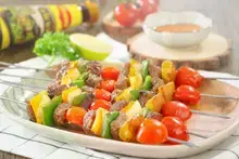 Xiên Bò Rau Củ Nướng