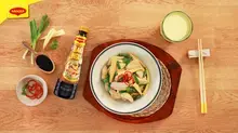 Lườn Gà Xào Bắp Non