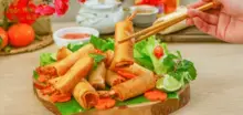 Chả giò tôm