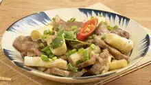 Thịt Nướng Xào Măng Trúc