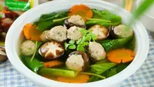 Canh Cải Nấm Nhồi Thịt