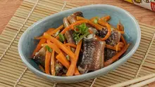 Lươn Om Muối Xào Cà Rốt