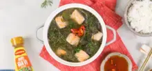 Canh Cá Hồi Lá Giang